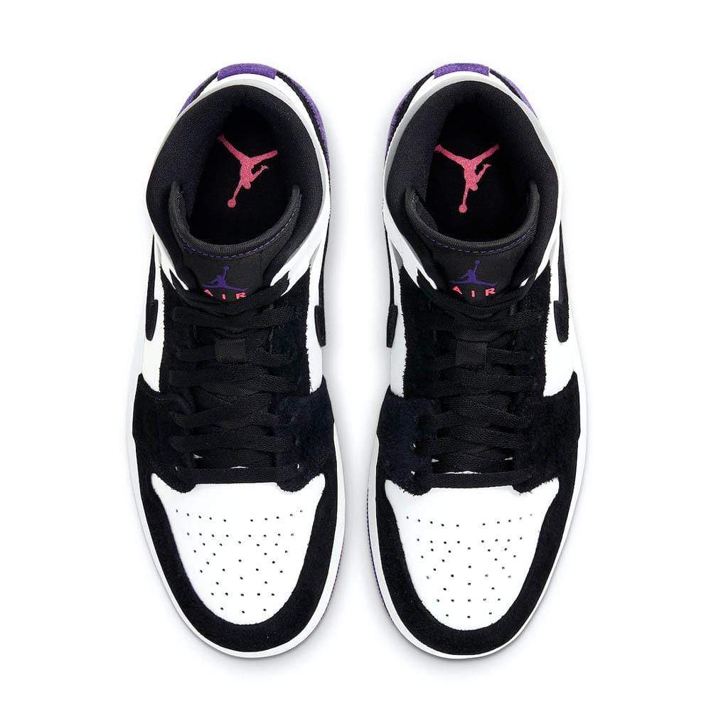 air jordan 1 mid purple white