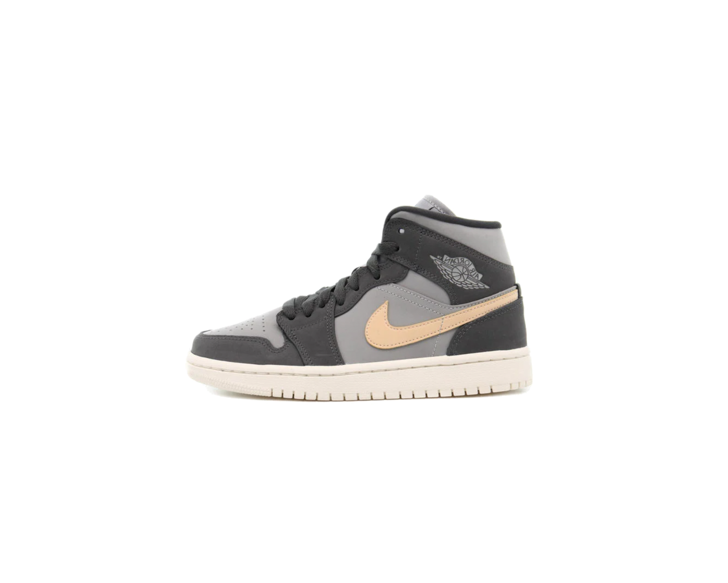 Wmns Air Jordan 1 Mid Iron Grey White Onyx BQ6472-020 - Febsale