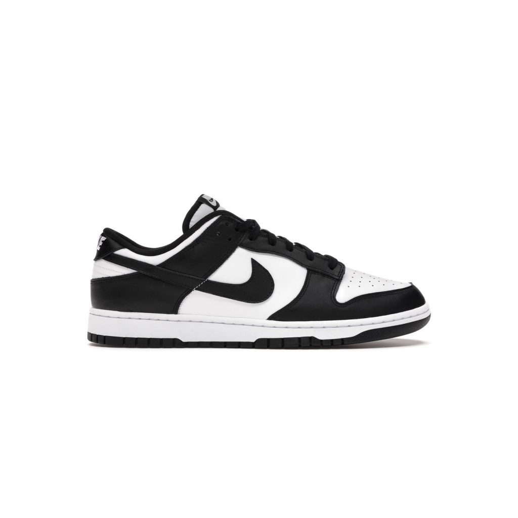 black and white nike dunk low gs