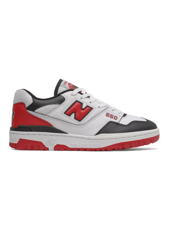New Balance 550 White Red Black