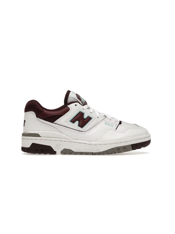 New Balance 550 Burgundy Cyan