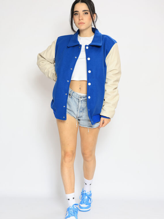 Varsity Jacket Basic Royal (W) - RAIS DESIGN