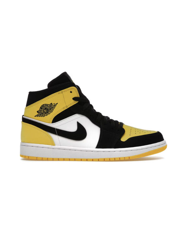 Jordan 1 Mid Yellow Toe Black
