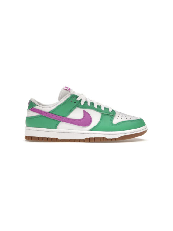 Nike Dunk Low White Stadium Green Fuchsia (W)