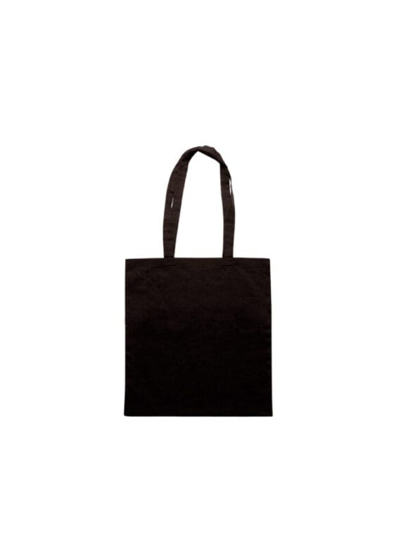 Custom - Tote bag in cotone basic nero - RAIS DESIGN