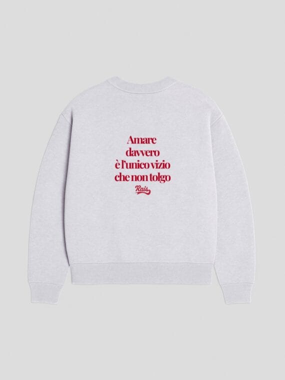 Crewneck "Amare Davvero" - RAIS DESIGN