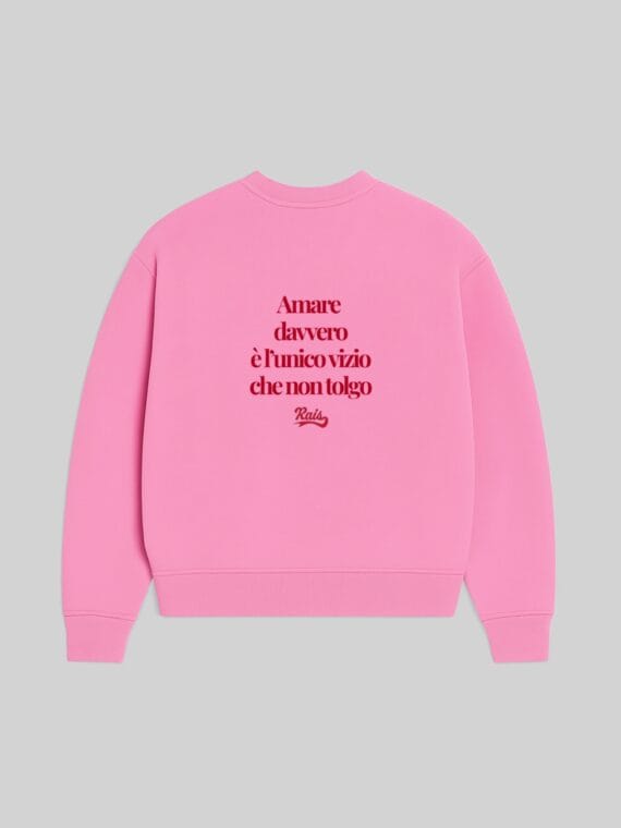 Crewneck "Amare Davvero" - RAIS DESIGN