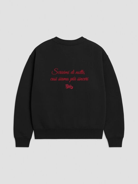 Crewneck "Scrivimi Di Notte" - RAIS DESIGN