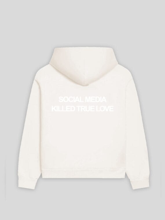 Hoodie "Social Media Killed True Love" - RAIS DESIGN