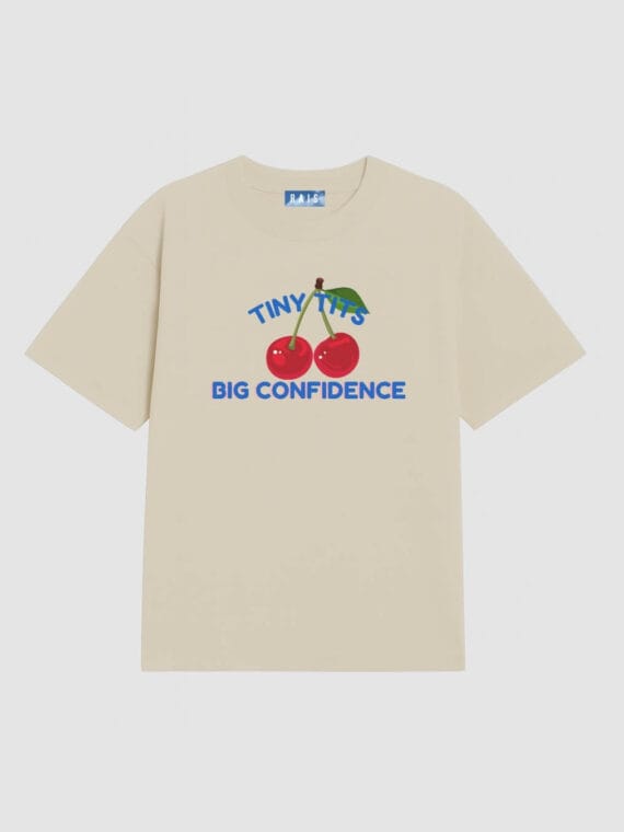 T-shirt "Tiny Tits Big Confidence" - RAIS DESIGN