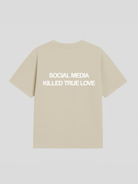 T-shirt “Social Media Killed True Love” - RAIS DESIGN